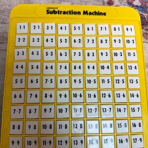 Lakeshore Kids Subtraction Machine Pop Up In Great Shape!!